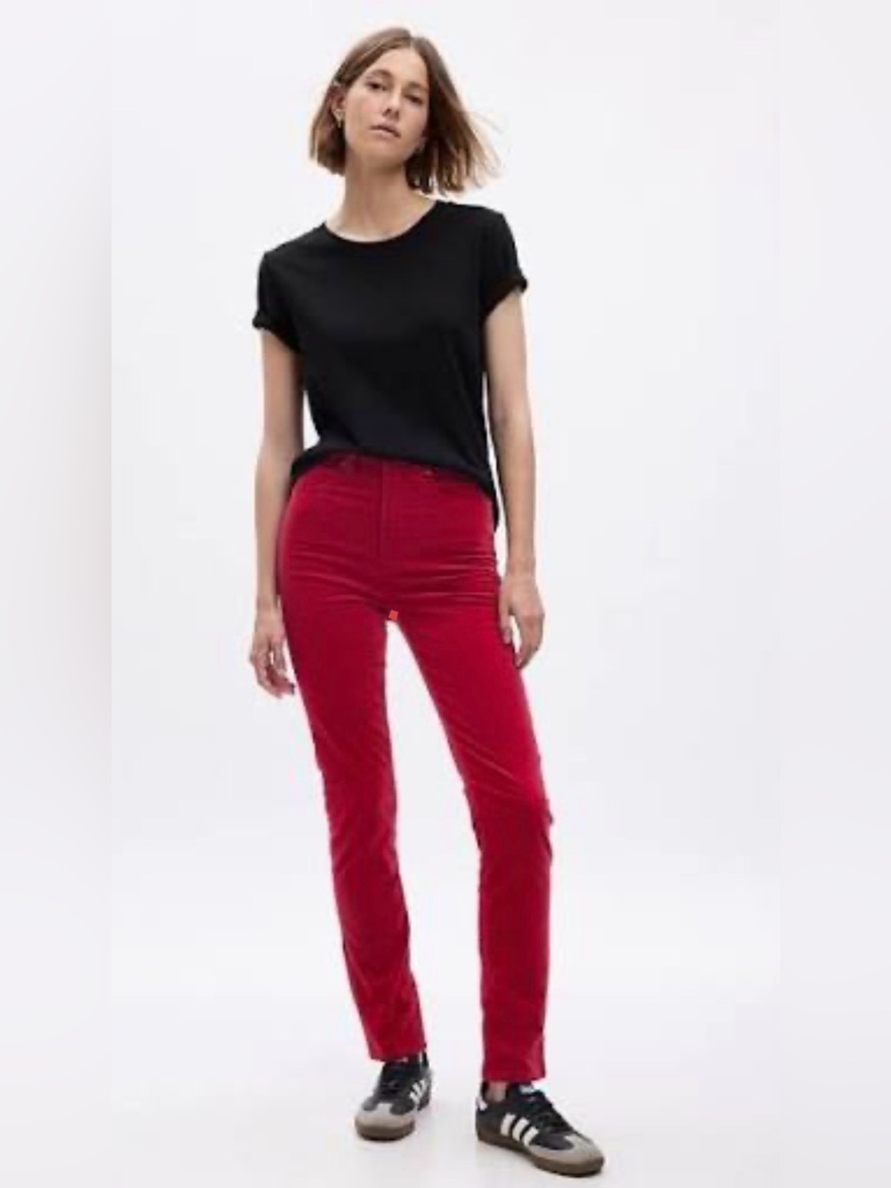 NWT GAP Red Velvet Curvy True Skinny  Super High Rise pants